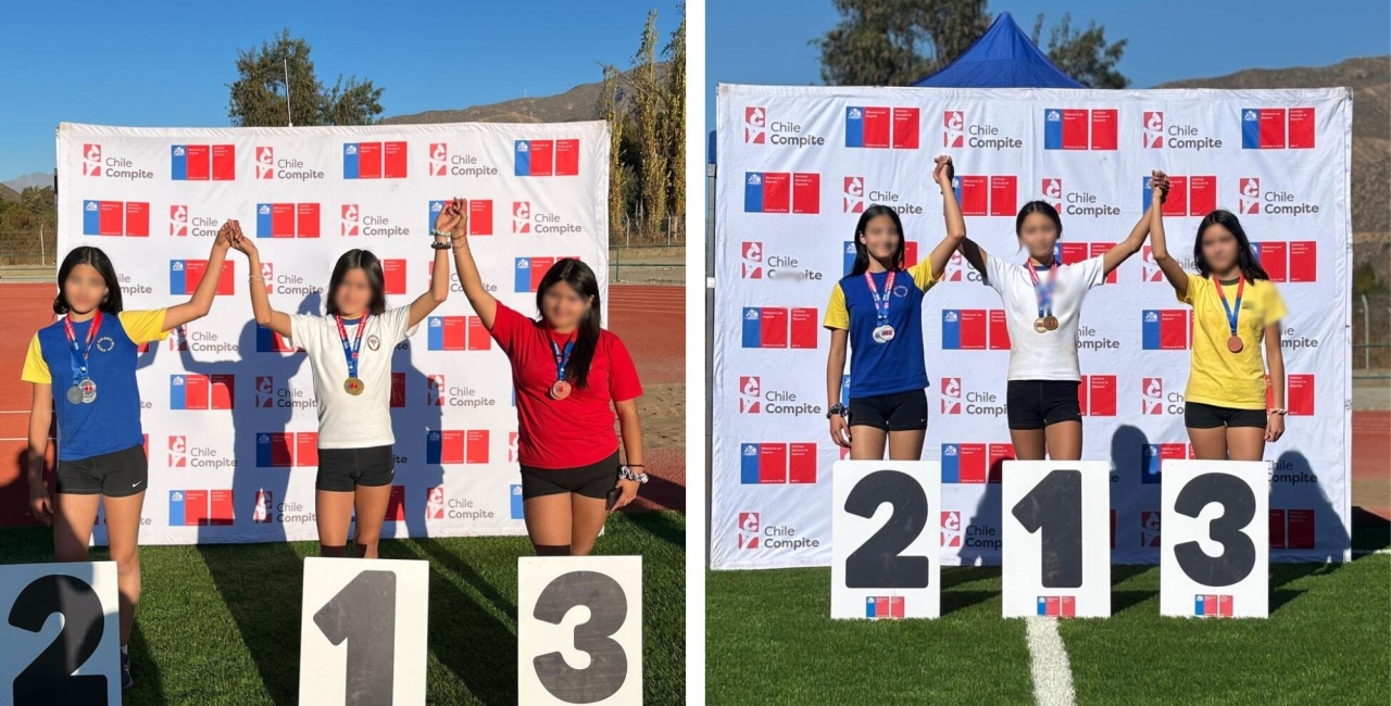 Alumnas del Colegio Santa María Eufrasia destacaron en el Provincial de Atletismo de Ovalle